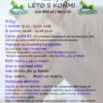 Příměstský tábor LÉTO S KOŇMI 10.-14.8.2026